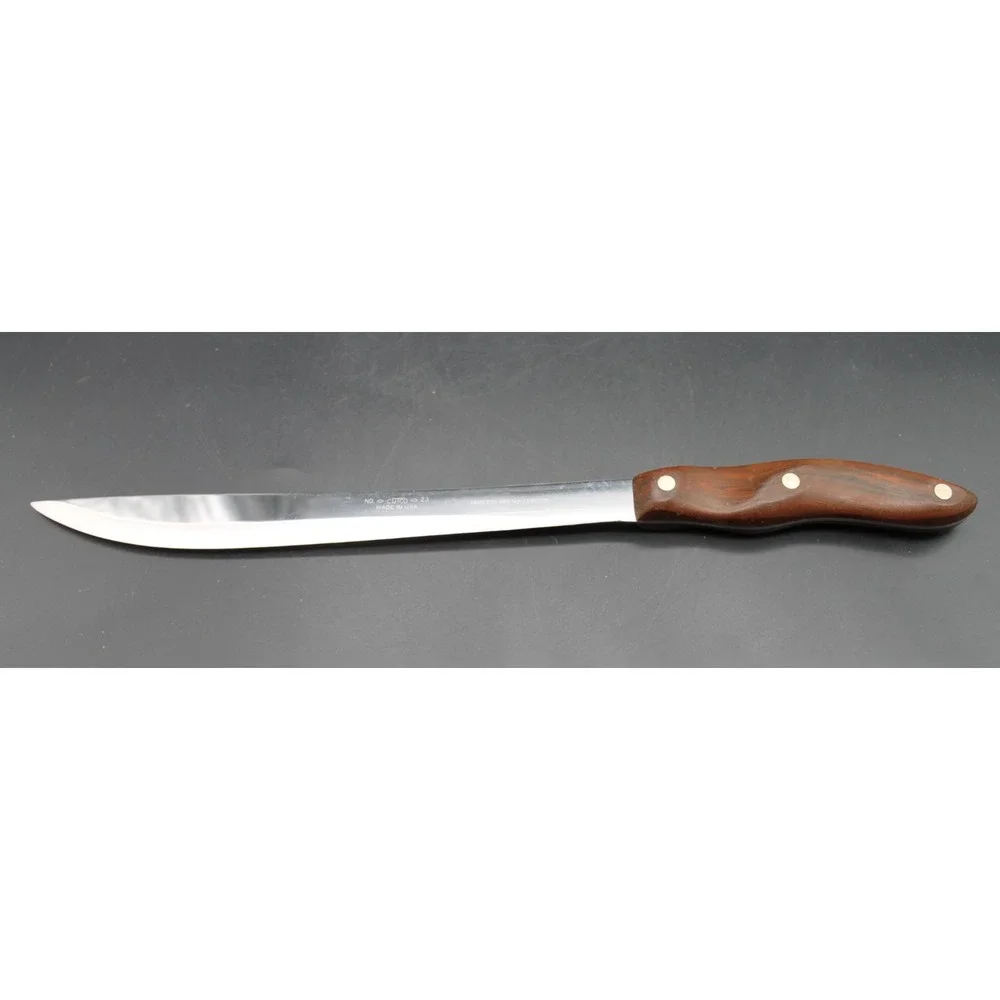 Vintage Cutco 23 Slicer Knife Made in USA Brown Handle Patent 2147079